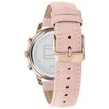 Tommy Hilfiger Chronograph Pink Leather Strap Women Watch 1782522