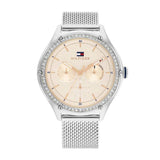 Tommy Hilfiger Chronograph Silver Milanese Strap Women Watch 1782654