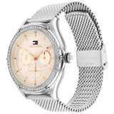 Tommy Hilfiger Chronograph Silver Milanese Strap Women Watch 1782654