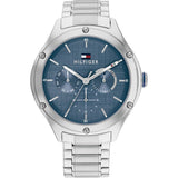 Tommy Hilfiger Chronograph Silver Stainless Steel Strap Men Watch 1782657