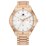 Tommy Hilfiger Chronograph Rose Gold Stainless Steel Strap Women Watch 1782682