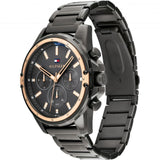 Tommy Hilfiger Mason Chronograph Black Stainless Steel Strap Men Watch 1791790