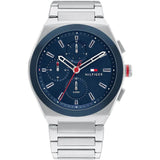 Tommy Hilfiger Chronograph Silver Stainless Steel Strap Men Watch 1791896