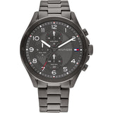 Tommy Hilfiger Chronograph Black Dial Stainless Steel Strap Men Watch 1792008