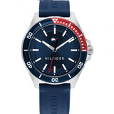 Tommy Hilfiger Blue Dial & Silicone Strap Men Watch 1792009