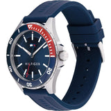 Tommy Hilfiger Blue Dial & Silicone Strap Men Watch 1792009