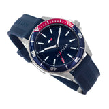 Tommy Hilfiger Blue Dial & Silicone Strap Men Watch 1792009