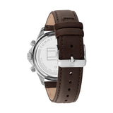 Tommy Hilfiger Miles Chronograph Brown Leather Strap Men Watch 1792015