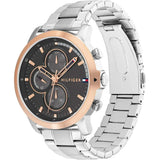 Tommy Hilfiger Chronograph Silver Stainless Steel Strap Men Watch 1792050