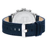 Tommy Hilfiger Chronograph Blue Leather Strap Men Watch 1792051