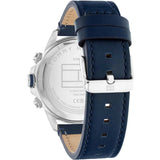 Tommy Hilfiger Chronograph Blue Leather Strap Men Watch 1792063