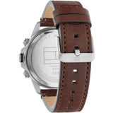 Tommy Hilfiger Chronograph Brown Leather Strap Men Watch 1792064