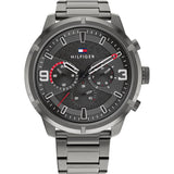 Tommy Hilfiger Chronograph Black Stainless Steel Strap Men Watch 1792071