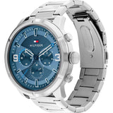 Tommy Hilfiger Chronograph Silver Stainless Steel Strap Men Watch 1792077