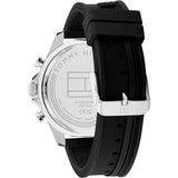 Tommy Hilfiger Chronograph Black Silicone Strap Men Watch 1792082