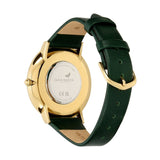 Olivia Burton Celestial Faux Malachite, Gold & Green Leather Strap Women Watch 24000067