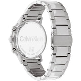 Calvin Klein Blue Dial Chronograph Silver Stainless Steel Strap Men Watch 25200063