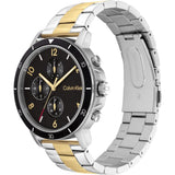 Calvin Klein Gauge Sport Chronograph Two-Tone Stainless Steel Strap Men Watch 25200070