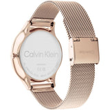 Calvin Klein Chronoraph Rose Gold Milanese Strap Women Watch 25200102