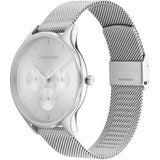 Calvin Klein Chronograph Silver Dial Milanese Strap Women Watch 25200104