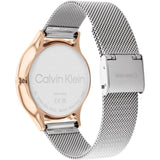 Calvin Klein Chronograph Silver Milanese Strap Women Watch 25200106