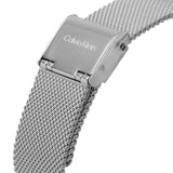 Calvin Klein Chronograph Silver Milanese Strap Women Watch 25200106