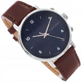 Calvin Klein Chronograph Brown Leather Strap Men Watch 25200112