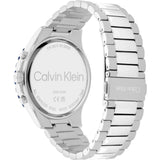 Calvin Klein Chronograph Blue Dial Silver Stainless Steel Strap Men Watch 25200115