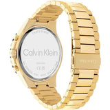 Calvin Klein Chronograph Black Dial Gold Stainless Steel Strap Men Watch 25200116