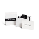 Calvin Klein Chronograph Black Dial & Leather Strap Women Watch 25200123