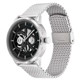 Calvin Klein Chronograph Black Dial Silver Milanese Strap Men Watch 25200213