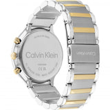 Calvin Klein White Dial Two-Tone Stainless Steel Strap Women Watch 25200239