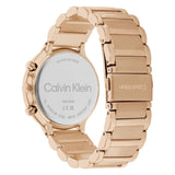 Calvin Klein Chronograph Rose Gold Stainless Steel Strap Men Watch 25200241