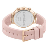 Calvin Klein Chronograph Pink Silicone Strap Women Watch 25200243