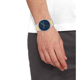 Calvin Klein Blue Dial Two-Tone Stainless Steel Strap Men Watch 25200258