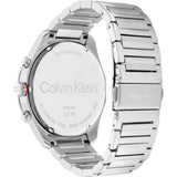 Calvin Klein Chronograph Silver Stainless Steel Strap Men Watch 25200264