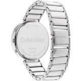 Calvin Klein White Dial Silver Stainless Steel Strap Women Watch 25200282