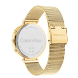 Calvin Klein Chronograph Gold Milanese Strap Women Watch 25200287