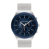 Calvin Klein Chronograph Blue Dial Milanese Strap Men Watch 25200305