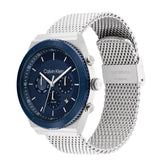 Calvin Klein Chronograph Blue Dial Milanese Strap Men Watch 25200305