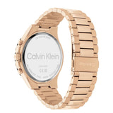 Calvin Klein Chronograph Rose Gold Stainless Steel Strap Men Watch 25200315