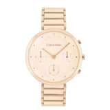 Calvin Klein Chronograph Gold Stainless Steel Strap Women Watch 25200319