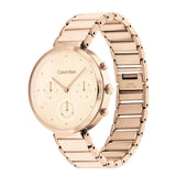 Calvin Klein Chronograph Gold Stainless Steel Strap Women Watch 25200319