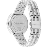 Calvin Klein Pink Dial Silver Stainless Steel Strap Unisex Watch 25200335