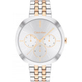 Calvin Klein Chronograph Two-Tone Stainless Steel Strap Women Watch 25200337