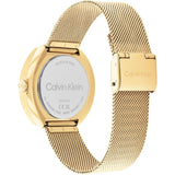 Calvin Klein Chronograph Gold Milanese Strap Women Watch 25200339