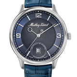 Mathey-Tissot Edmond Automatic 3D Blue Strap Leather Men's Watch