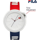 Fila Sports White Dial Two-Tone Silicone Strap Unisex Watch 38-315-001DBRD