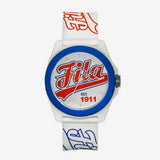 Fila Analog White Dial & Silicone Strap Unisex Watch 38-330-002