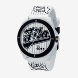 Fila Analog White Strap Dial Silicone Strap Unisex Watch 38-330-005